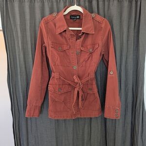 Forever 21 Women's Brick Utility Jacket